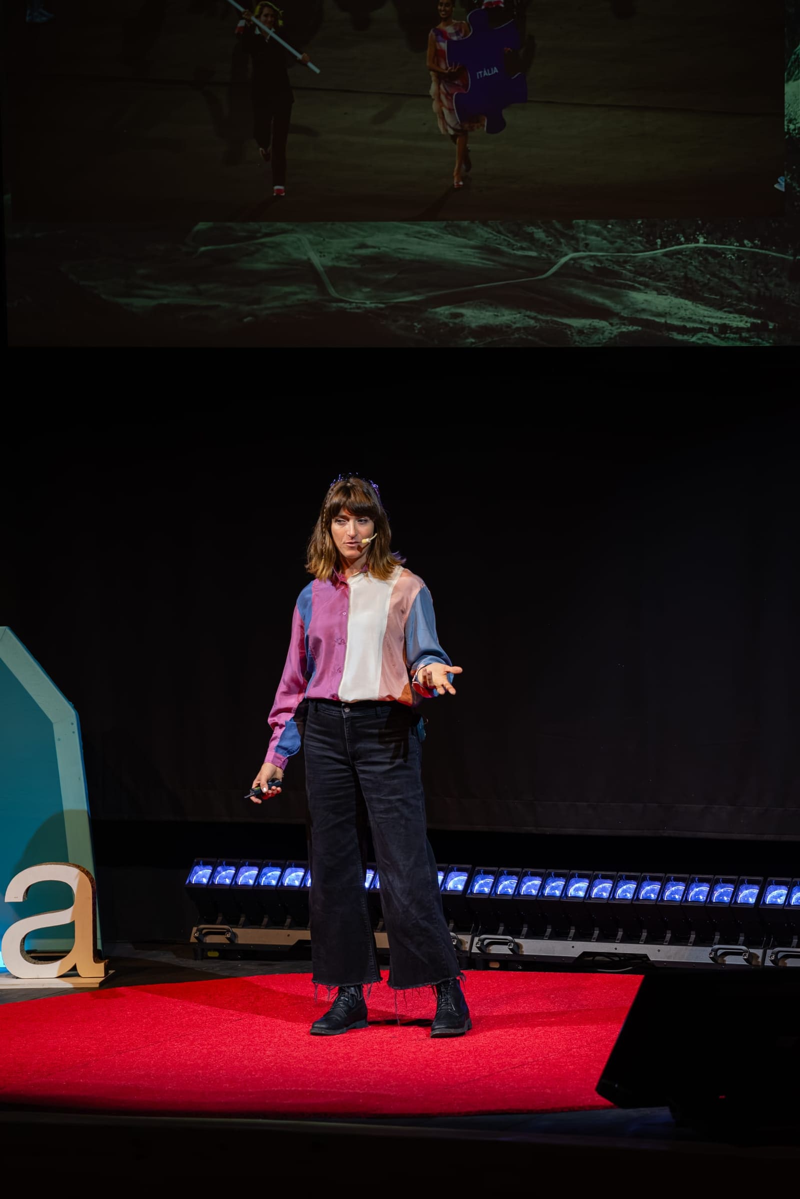 Martina Caironi sul palco di TEDx Cortina 2025